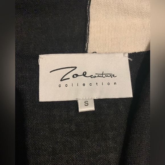 EUC Designer Zoe Couture size Small wrap top 100% silk - Picture 2 of 4